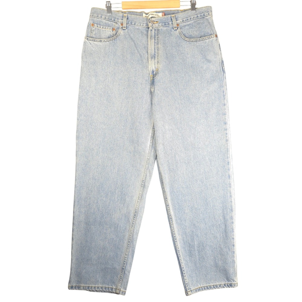Levis‎ 560 Comfort Fit Jeans Mens 38x30 Light Wash Blue Tapered Leg Denim